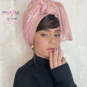 מטפחת לונג דפנה ורוד