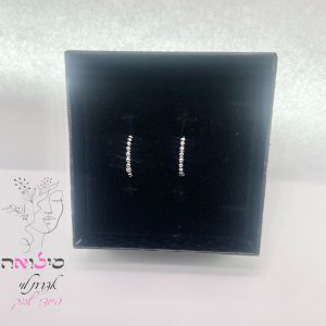 עגילי חישוק גולדפילד כסף עיגולים קטנים