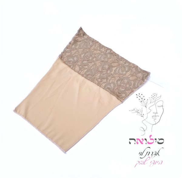 סוגר מחשוף תחרה צבע גוף