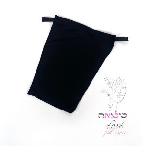 סוגר מחשוף חלק שחור