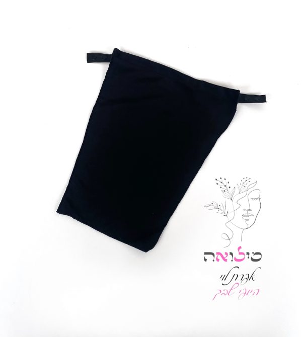 סוגר מחשוף חלק שחור