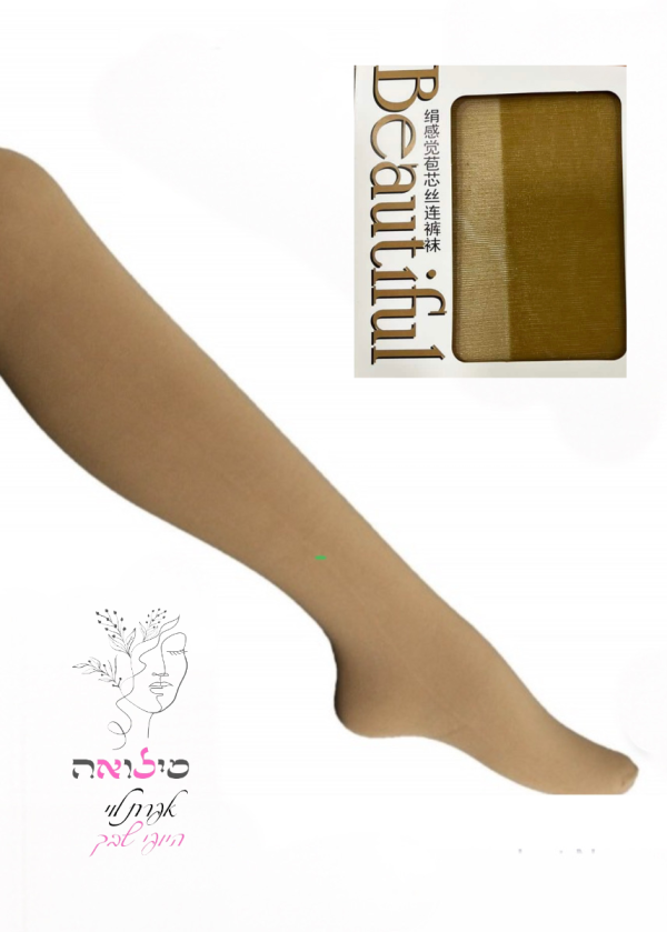גרביון שקוף צבע גוף 15 דנייר
